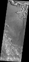 Nirgal Vallis, vue par l'instrument THEMIS.
