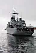 Poupe du Nivôse, avec son hélicoptère Panther.