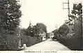 La route de Messac vers 1930 (carte postale).