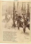 Illustration pour le numéro de Noël 1914 du Miroir