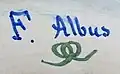 Signature Pierre-Francis Leblanc, manufacture Conrade, entre 1863 et 1877.