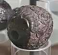 Travail de bagnard, noix de coco gravée, Guyane, XVIII-XIXe