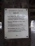 Panneau d'information