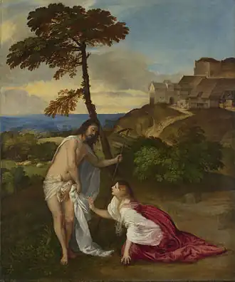 Porta Capodimonte d’Ancône in Noli me Tangere du Titien