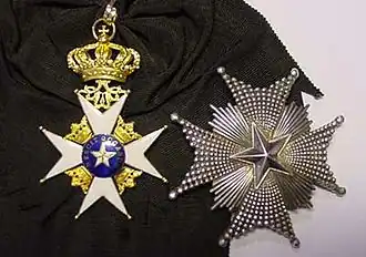 ordre royal de l'étoile polaire de Suède