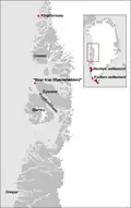 Carte du Norðrsetur.