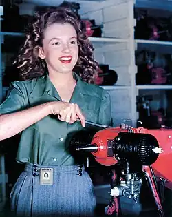 Marilyn Monroe dans Yank.