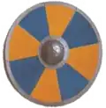 Fig. 7 : bouclier normand du IXe&nbsp;siècle.