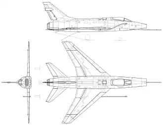vue en plan de l’avion