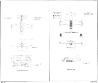vue en plan de l’avion