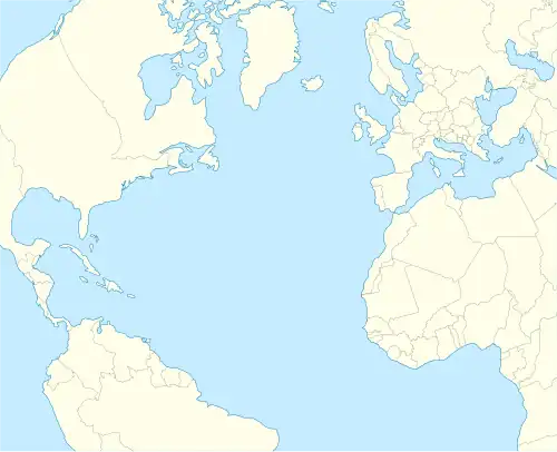 (Voir situation sur carte : océan Atlantique (Nord))