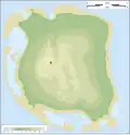 Carte de l'île de North Sentinel.