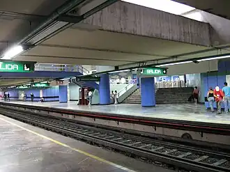Quai de la station.