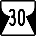Bouclier de la route 30 des Îles Mariannes du Nord