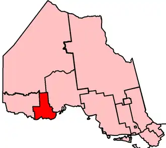 Carte de la circonscription