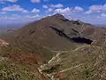 North Franklin Mountain, vue vers le nord-est depuis la South Franklin Mountain.