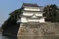 Yagura du château de Nagoya, construite avec des matériaux provenant du château de Kiyosu.