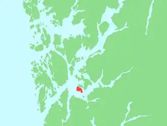Localisation de l'île