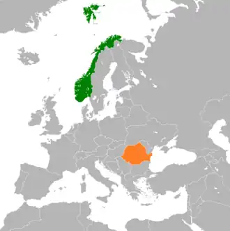 Roumanie et Norvège