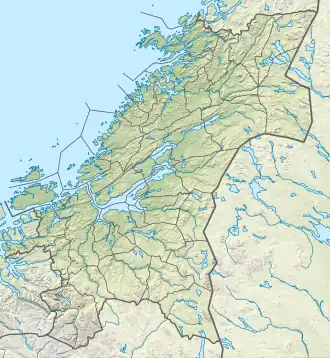 Voir sur la carte topographique du Trøndelag
