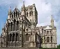 La cathédrale catholique Saint-Jean-Baptiste de Norwich, construite en 1882.
