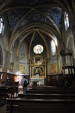 Intérieur de la chapelle.