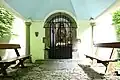 Auvent et porte d'entrée