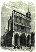 Notre-Dame telle qu'elle apparaissait jusqu'en 1865