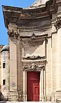 Détail de la façade principale.