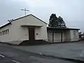 Chapelle Notre-Dame du Bon-Accueil. Construite en 1955 avant rénovation en 1971.