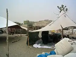 Marché aux tentes.