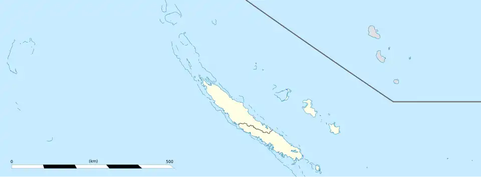Voir sur la carte administrative de Nouvelle-Calédonie