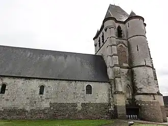 Vue latérale nord.