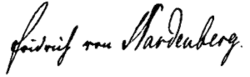 Signature de Novalis