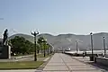 Quai de l'amiral Serebriakov : vue du côté du port