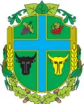 Blason de Raïon de Novosselytsia