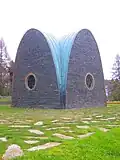 Chapelle du cimetière militaire allemand de Noyers Pont-Maugis.