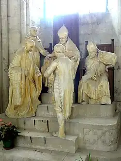Groupe sculpté de La Réhabilitation de Jeanne d'Arc