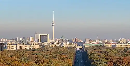 Vue aérienne de Berlin (2021)