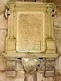 Plaque de fondation.