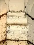 Console du 1er&nbsp;pilier des grandes arcades du nord.
