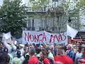 2011 : manifestants qui commémorent le coup d'État de 1976 en Argentine.