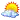 Icône du Soleil caché derrière un nuage