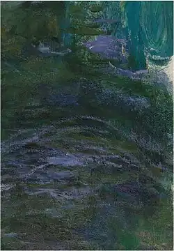 "Water Lilies (Fragment)" - unknown date - CLAUDE MONET