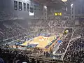La salle lors d'un match de basket-ball.