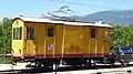 Fourgon automoteur Fe 2/2 n°32 en gare de Orbe