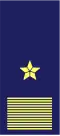 Insignes du Kapitän zur See de la Volksmarine
