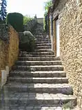 Escaliers à Oingt.