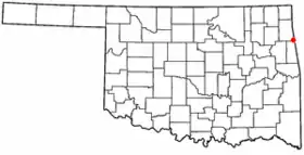 Localisation de West Siloam Springs