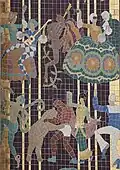 Detail of mosaic on facade[Traduire&nbsp;passage]